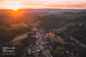 Sonnenuntergang im Harz